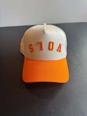 No Rivals Tennessee Volunteers Upside Down VOLS Snapback Hat - White/Orange